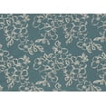 thumbnail image 2 of Zelouf Sia Blossom Print On Tulle W/glitter  , Sewing, DIY, Crafts Fabric by the Yard, Aqua Whisper, 3 Yard, 2 of 2