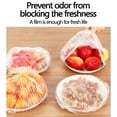 thumbnail image 6 of Utoimkio 100 Pack Fresh Keeping Bags,Disposable Elastic Food Storage Covers,Plastic Bowl Covers with Elastic Edging Stretch Plastic Wrap Bowl Covers, 6 of 6