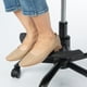thumbnail image 3 of Silla de dibujo ergonómica con altura ajustable, sin brazos, en tono azul claro, ideal para escritorios de diferentes alturas. Fabricada en PP, espuma y hierro, soporta hasta 120 kg. Incluye ruedas, 3 of 6