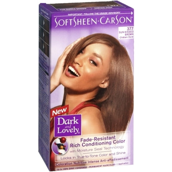 Dark and Lovely Fade Resistant Rich Conditioning Color, No. 377, Sun Kissed Brown, 1 ea (Pack of 4)