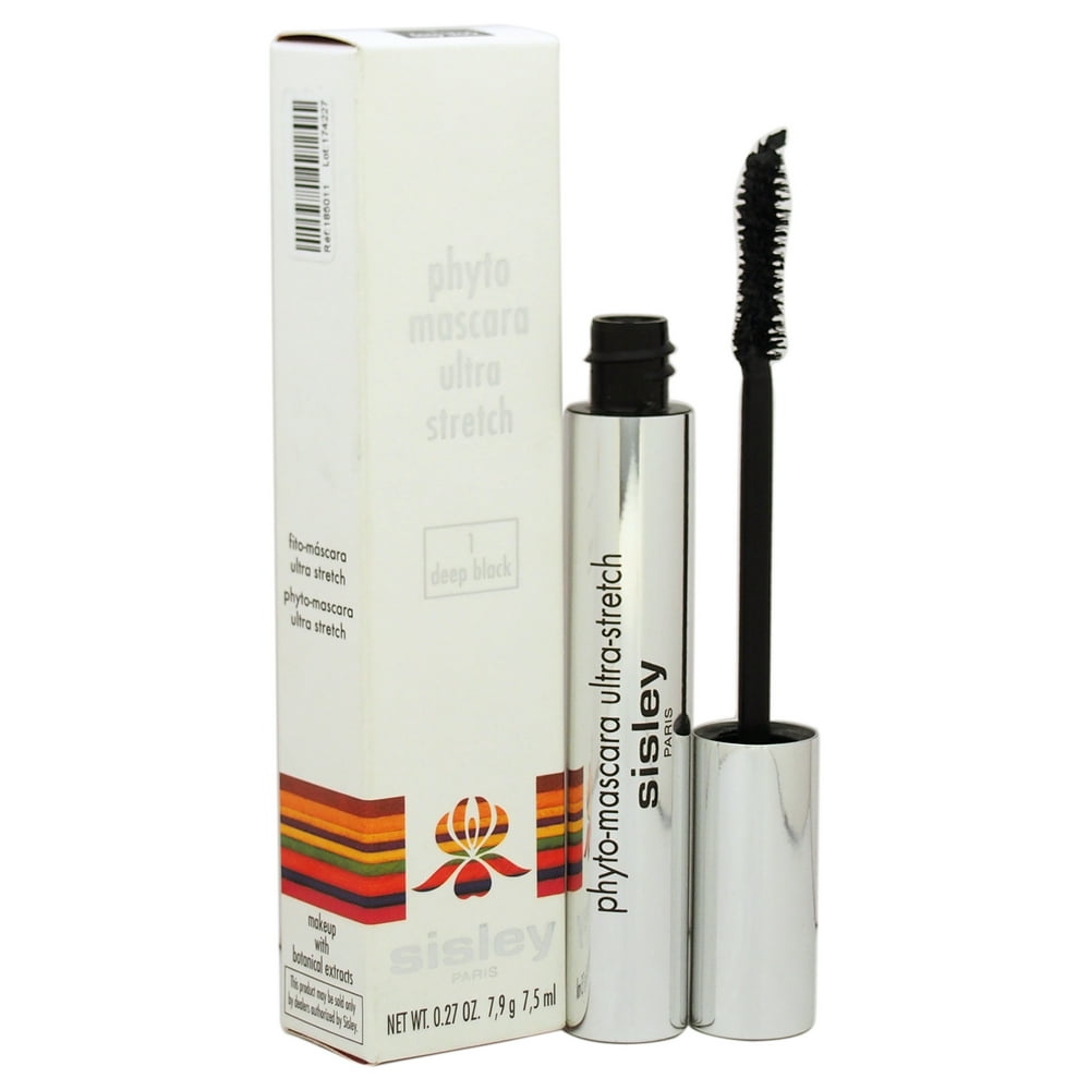 Sisley Phyto Mascara Ultra Stretch 1 Deep Black by Sisley for Women 0.27 oz Mascara