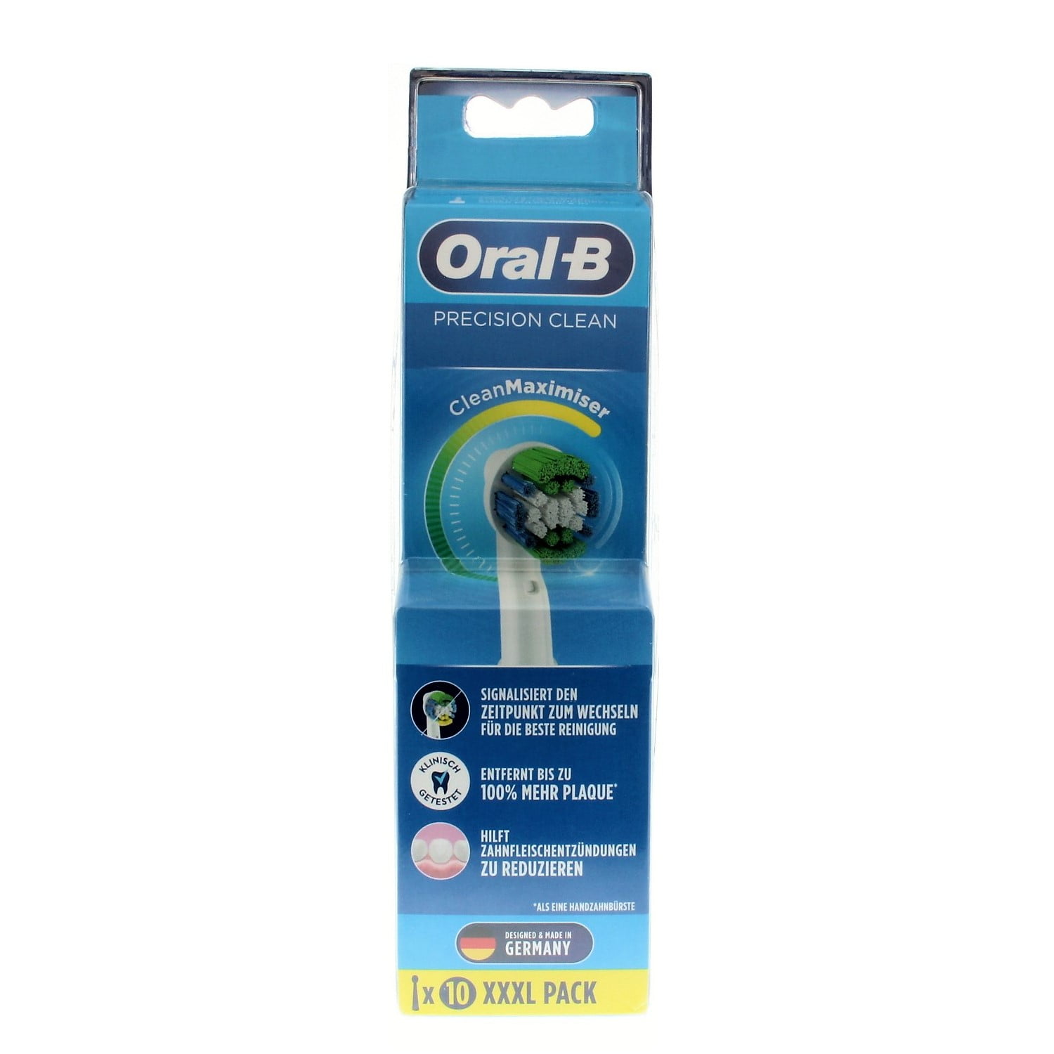 vloot Verovering Beraadslagen Oral-B Precision Clean Replacement Electric Brush Heads (XXXL Pack-10  Count) - Walmart.com
