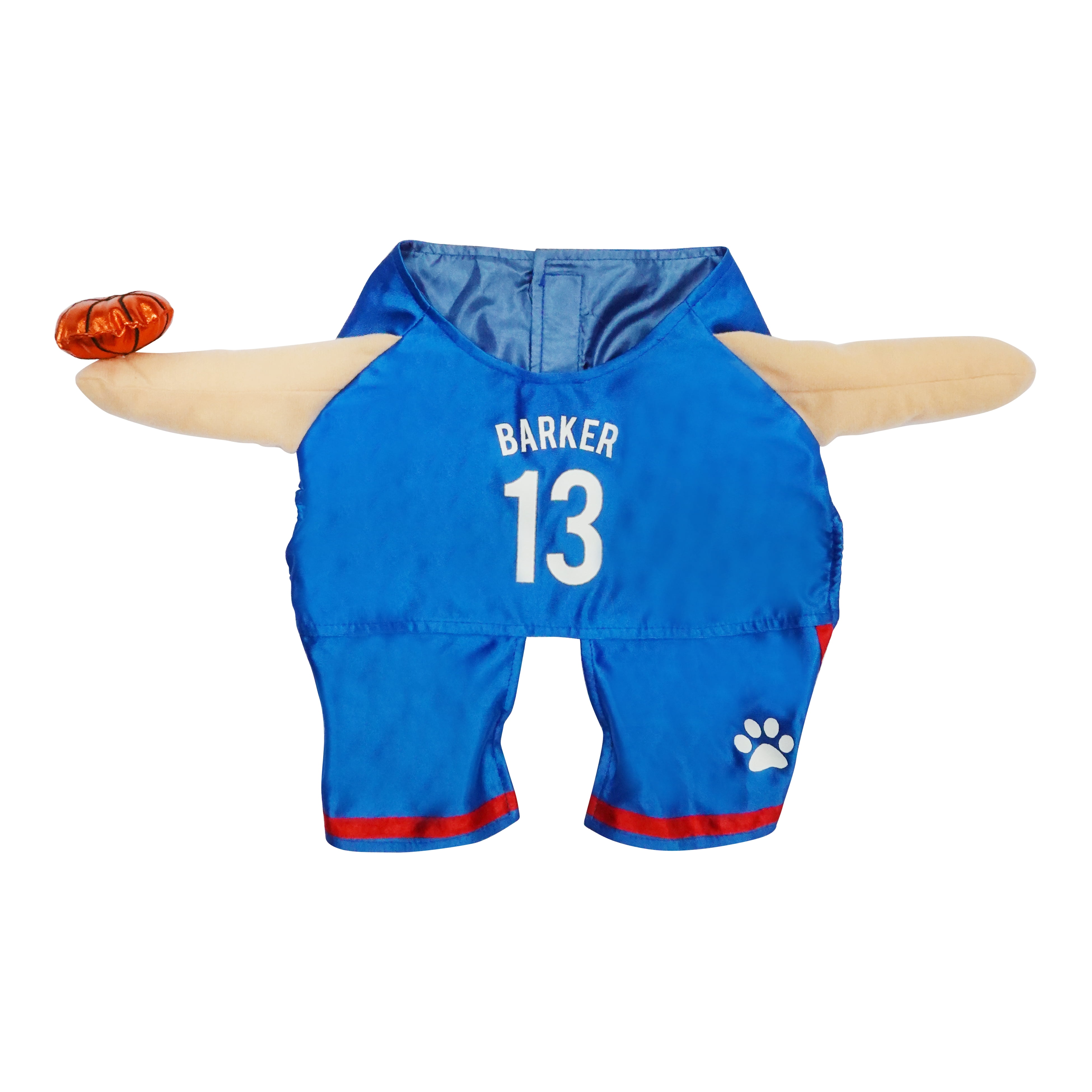 Best Furry Friends Costume for Dogs or Cats, Basketball Player, Large