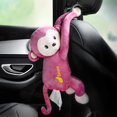 thumbnail image 4 of Tissue Holder Monkey for Car Home Kitchen Office - Creative Gift (Pink), 4 of 6
