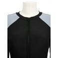 thumbnail image 6 of YONGHS Women UPF 50+ Full Body Swimsuit One Piece Rash Guard Swimwear Long Sleeve Wetsuit Black L, 6 of 7