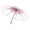 Pink, variant on Transparent Umbrella Blue Three Fold High Appearance