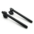 thumbnail image 4 of HTTMT- 41mm Fork Clip-ons Handle Bar Riser Regular Black CNC Compatible With Yamaha R1 1998-2011 [See Fitment], 4 of 7