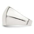 thumbnail image 4 of Sterling Silver Polished Cigar-band Ring, 4 of 6
