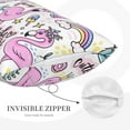 thumbnail image 5 of Bingfone Summer With Flamingo Standard Size Pillowcase, Long Staple Pure Cotton Envelope Closure Pillow Cover,20"X30", 5 of 9