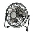 thumbnail image 2 of Mainstays New 4 inch Personal Metal USB Powered Desktop Fan Black, 2 of 10