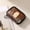 #187Coffee, variant on Cute Mesh Makeup Pouch, Waterproof Cosmetic Bag, Portable Travel Case, Separate Compartments and Built In Key Ring for Lipstick Storage, Beauty Travel, and Daily Organization.