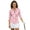 Pink Camo Bow Pattern, variant on HUIACONG Mallard Duck Print Pullover, Quarter Zip with Zip Up Collar 3/4 Sleeve Athletic Golf Shirts Relaxed Women's Golf Shirt