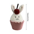thumbnail image 4 of Dessert Rabbit Paper Cup Cake Doll Cake High Beauty Soft Cuddly Machine Washable Ideal for And, 4 of 8
