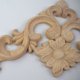 thumbnail image 5 of Limpieza de madera Esquina Floral Estatuillas de madera Artesanía Apliques de esquina Muebles de puerta de pared Miniaturas decorativas de madera, 5 of 6