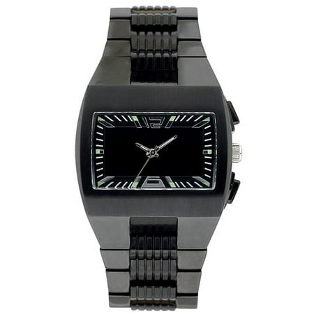 Black Stainless Steel Watch From S12 Code II Collection