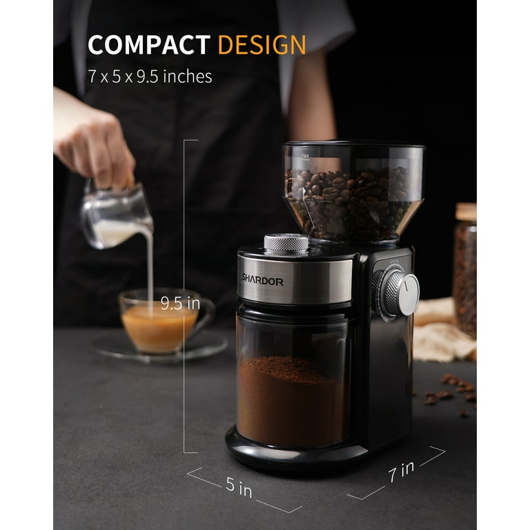SHARDOR Electric Adjustable Coffee Grinder Spice Grinder with