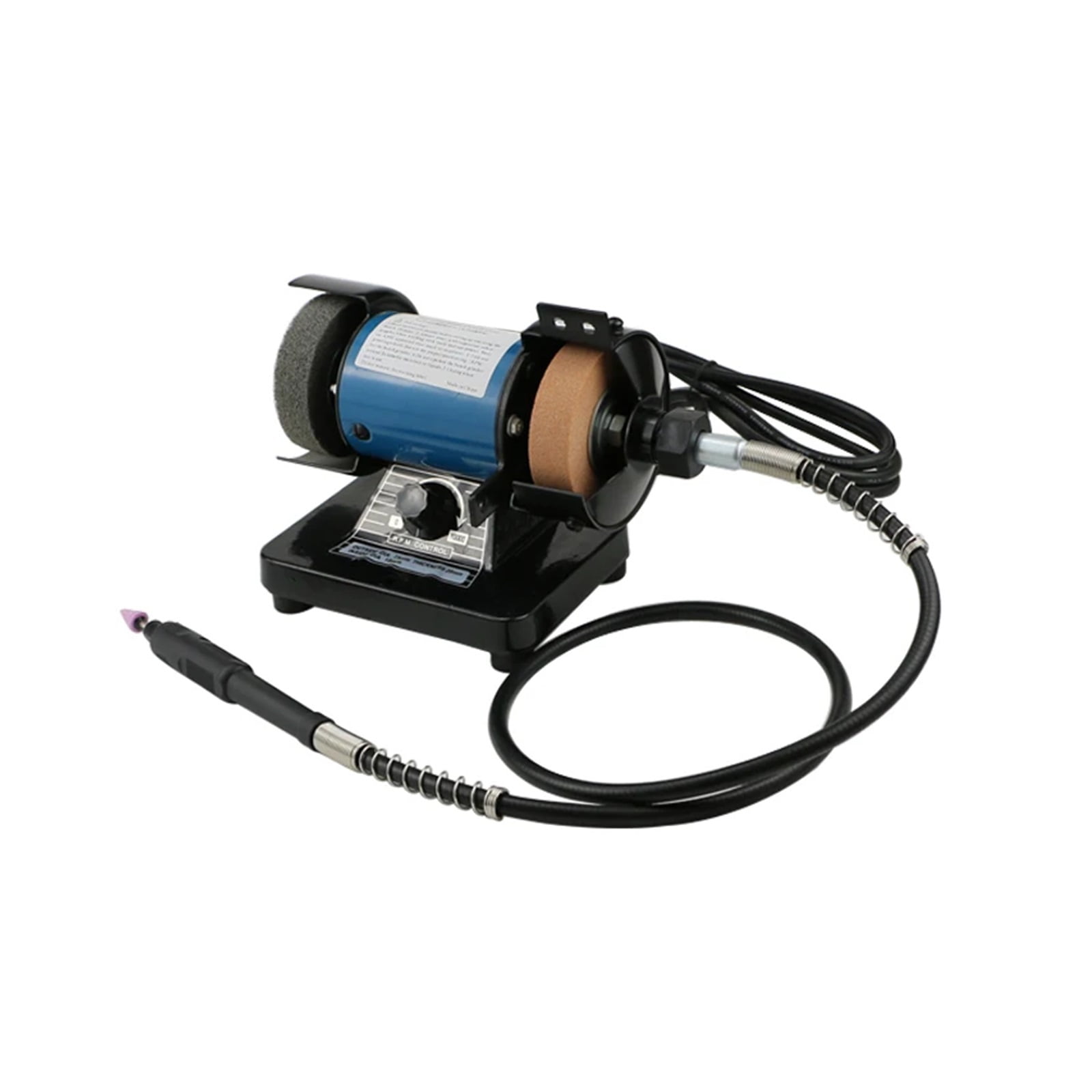150W Mini Bench Grinder Multi-Purpose Polisher Adjustable Speed Adjustable Speed Sander Polisher For Jade Jewelry ,Easy to Use