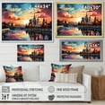 thumbnail image 4 of Designart "Moscow Popart Colorful City painting I" Moscow Wall Art Living Room, 4 of 5