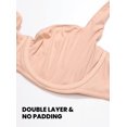 thumbnail image 3 of Sostén DOBREVA 32DD Balconette Sin Relleno con Aros Beige Rosado, 3 of 5