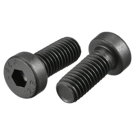 M8x18mm Hex Socket Thin Head Cap Screw Bolts 12.9 Grade Carbon Steel 20 ...