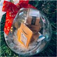 thumbnail image 2 of Christmas Tree Transparent Ball Mini Packages Ornament Funny Xmas Pendant Christmas Decor Express Box Clear Ornaments Ball, 2 of 5