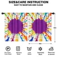 thumbnail image 2 of Blackout Kids Curtains,Colorful Paint Splash Burst Childrens Insulated Curtains Set Of 2,Bedroom Essentials,Toddler Room Decor 52"x63", 2 of 5