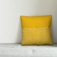 thumbnail image 2 of Creative Products Yellow and White Sketch Stripes 16x16 Spun Poly Pillow, 2 of 2