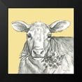 thumbnail image 2 of Wilson, Kelsey 12x12 Black Modern Framed Museum Art Print Titled - Watercolor Pencil Farm color VIII-Cow 2, 2 of 5