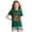 Green, variant on Punch the Monkey G'i'rls Graphic T-Shirt, Team Punch Cute Animal Illustration Short Sleeve Crewneck Tee, Todd'l'er & Little G'i'rls Casual Summer Top