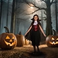 thumbnail image 5 of Underwraps Vampiress Child Costume | S Female, 5 of 5