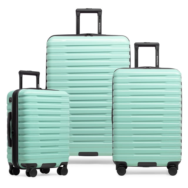 Juego de 3 piezas con tapa dura de policarbonato Suitcase U.S. Traveler Boren