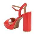 thumbnail image 3 of Zapatilla Mujer VIZZANO 6551100 Tacon Bloque rojo 22.5, 3 of 5