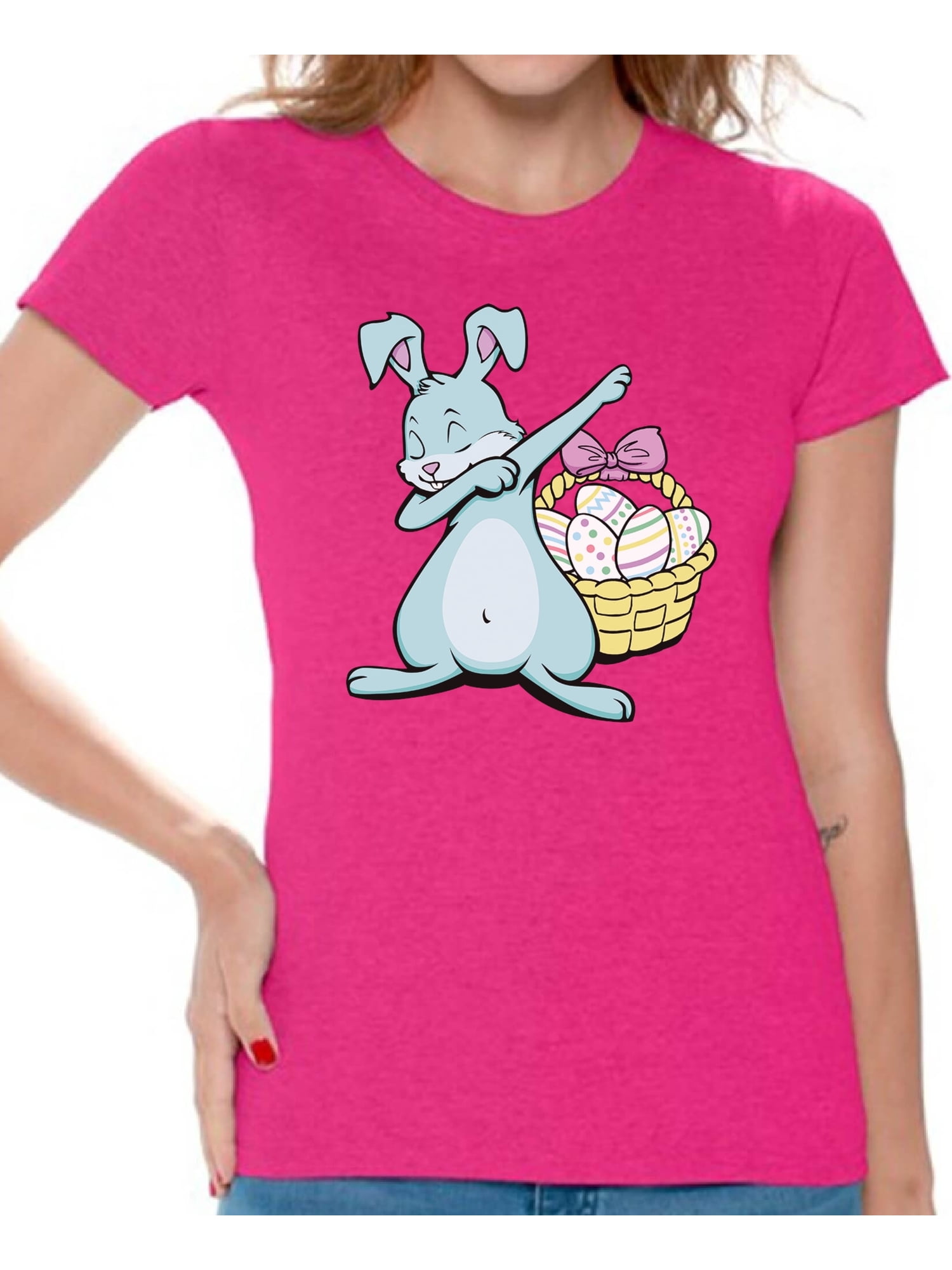 Awkward Styles Dabbing Easter Bunny Tshirt Easter T Shirt Women Easter