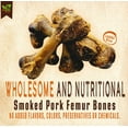 thumbnail image 3 of Large Smoked Pork Femurs Dog Treats, 3 count, 3 of 9