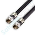 thumbnail image 3 of SatelliteSale Digital 75Ohm RG-6/U Coaxial Cable with F-Type Connector Indoor/Outdoor Universal Wire Black Cord 100 feet, 3 of 9