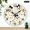 10x10in, variant on Creowell Glitter Polka Dot Ghost Bow Set  Silent Non Ticking Round Wall Clock Battery Operated (AA Not Included), Wall art Decor Lobby Corridor Dining Room Bedroom Office Classroom