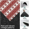 thumbnail image 3 of Red Christmas Knitted Pattern Kitchen Rugs Sets Of 3,Kitchen Runner Rugs Non Skid Washable,Decorative Kitchen Floor Mats for Kitchen,Sink,Laundry,17"x30"+ 17"x47" + 17"x59", 3 of 6