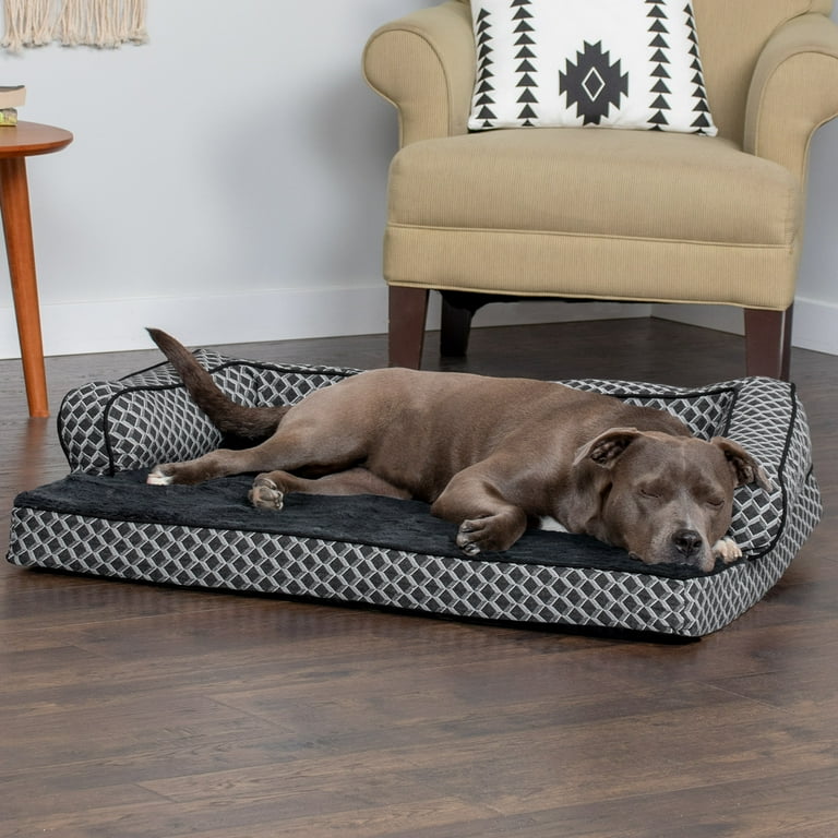 FurHaven Plush Crate Ortho Extra Small Pet Mat - Gray