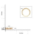 thumbnail image 5 of ANGARA Natural Nature Inspired Round Ruby & Diamond Vine Ring in 14K Yellow Gold for Women (Size-1.3mm) | July Birthstone, Birthday, Anniversary, Jewelry Gift for Women | Natural Ruby Ring, 5 of 10