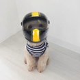 thumbnail image 3 of Pet Mini Motorcycle Helmet Props Pet Cap Protects Pet Supplies A Code, 3 of 5