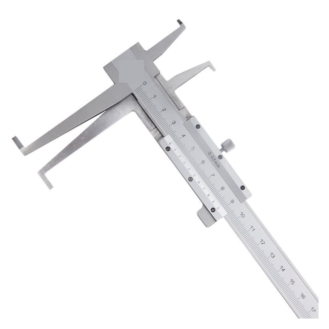 9-300mm/0.02 Long Claw Inside Groove Vernier Calipers Stainless Steel Inner Vernier Calipers Accuracy Measuring Tools