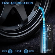 UABRLA UABRLA-cqb Adjustable Noise Level Tire Pump & inflator - Black
