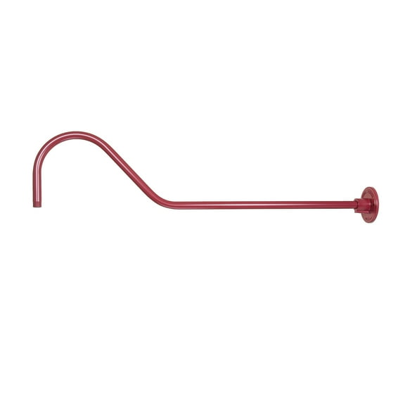 RGN41-SR Millennium Lighting R Series - Goose Neck-9 Inch Tall and 41 Inch Wide-Satin Red Finish