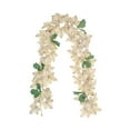 thumbnail image 2 of AuroraX Artificial Flower Garland for Mantle,Christmas,5.7 Ft Halloween Garland for Decoration,Fall Maplel Leaf Thanksgiving Vines, 2 of 6