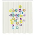 thumbnail image 3 of Ambesonne Mid Century Shower Curtain, Cool and Crazy Art, 69"Wx70"L, Multicolor, 3 of 3