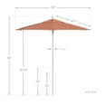 thumbnail image 5 of California Umbrella Venture 7.5' White Market Umbrella in Dolce Mango, 5 of 5