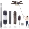 thumbnail image 1 of Plumero Limpieza de 6 Packs, Plumero Telarañas Extensible con Palo de Ajuste, Plumero Retráctil Lavable de Microfibra, Sacudidor para Limpieza Polvo Techos/Abanicos/Ventanas/Muebles/Paredes, 1 of 4