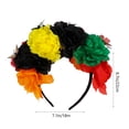 thumbnail image 4 of KAKOWELY Diadema de fiesta de Halloween para mujer, tocado de mariposas y flores artificiales., 4 of 4