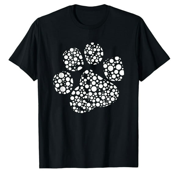 AALJY International Dot Day Happy Polka Dot Cute Dog Paw