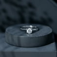 thumbnail image 6 of Rosec Jewels 1ct Lab Grown Diamond Ring for Engagement, Cathedral Setting Ring, EF-VS Grade, 14K White Gold, US 9.00, 6 of 9
